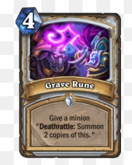 Grave Rune - Hearthstone Card Statistics HSReplaynet png