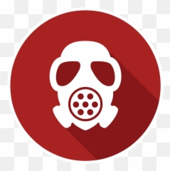 Gec Environmental Separator Cleaning - Gas Mask Logo White And Black png