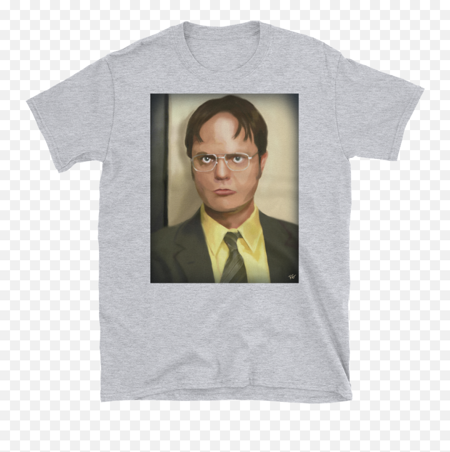 The Office Dwight Schrute Short - Sleeve Unisex Tshirt Senior 2020 Shit Gettin Real Png,Dwight Schrute Png