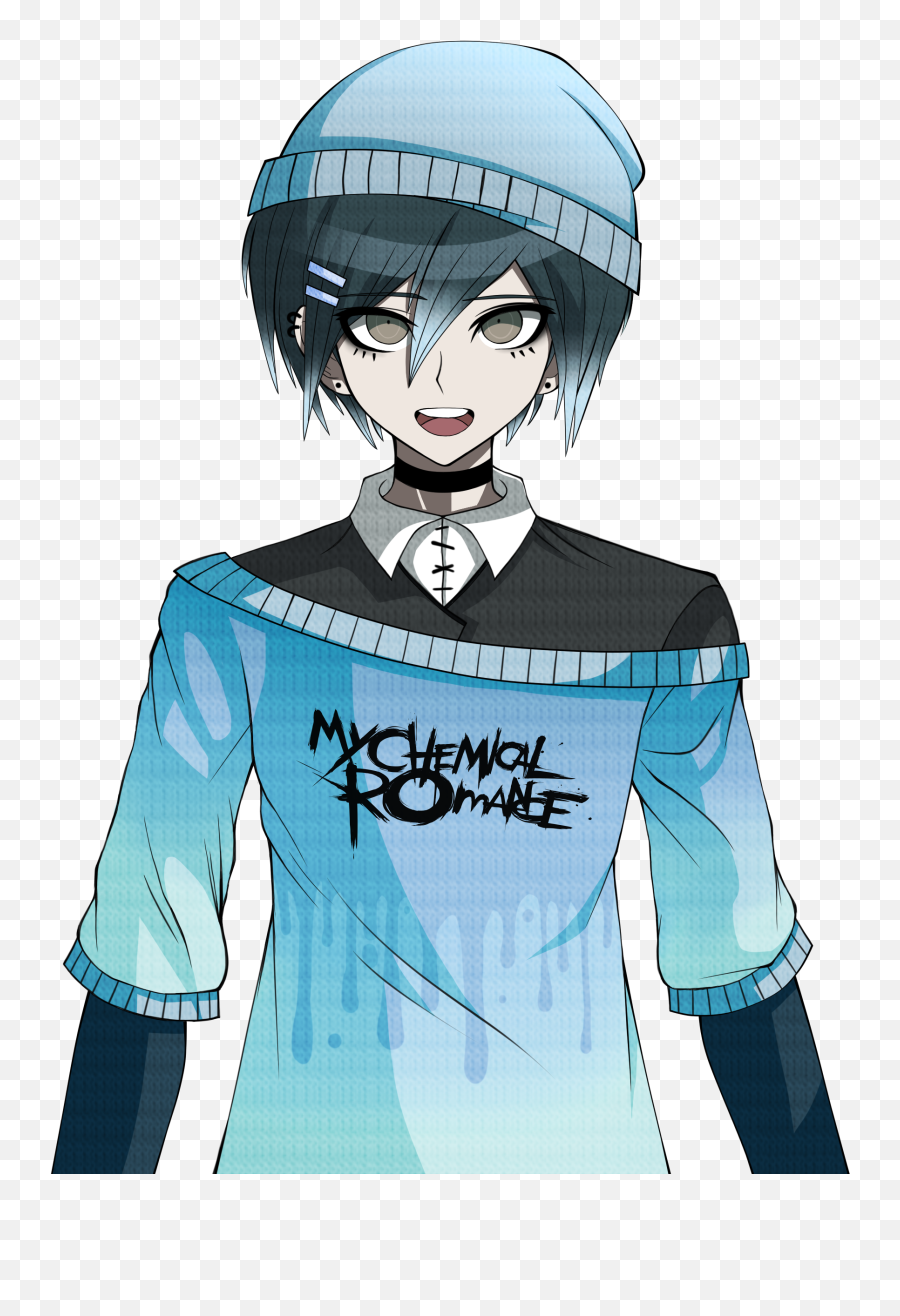 Pastel Goth Saihara Emo Idk Lmao Danganronpa - Danganronpa Sprite Edit Png,Pastel Goth Png