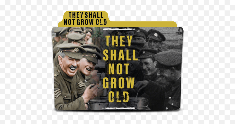 They Shall Not Grow Old Folder Icon - Designbust They Shall Not Grow Old Cover Png,Army Soldier Icon