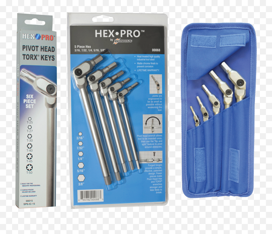 Hexpro Pivot Head Wrenches - Bondhus Hex Pivot Wrench Png,Where Is Chrome Wrench Icon