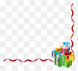 Library Of Christmas Border Corner - Birthday Borders And Frames png
