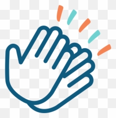 Covid Safety - Clapping Hands Well Done png