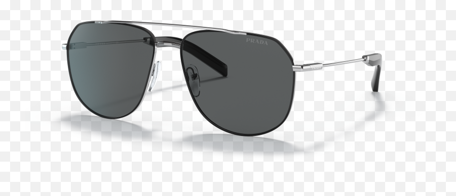 Prada Pr 59ws 60 Dark Grey U0026 Silverblack Sunglasses - Prada Pr 59ws Png,Nitro Icon 59w