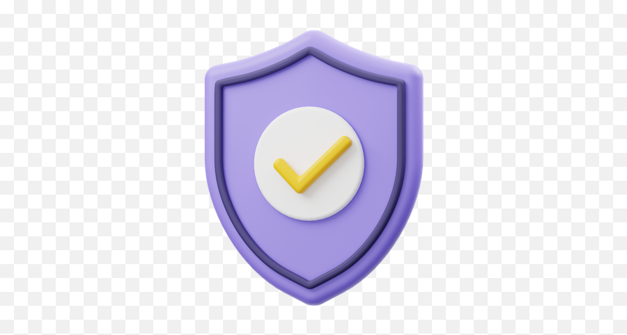 Premium Verified Security 3d Illustration Download In Png Check Icon