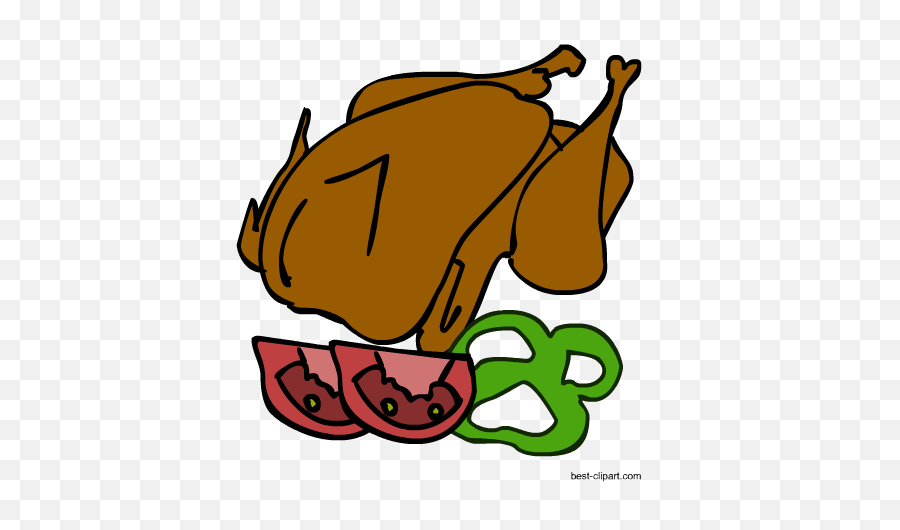Cooked Thanksgiving Turkey Free Clip Art Image - Clip Art Clip Art Png,Turkey Clipart Transparent Background