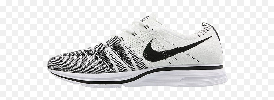 Nike Flyknit White Shoes And Sneakers - Nike Flyknit Png,White Nike Logo Transparent