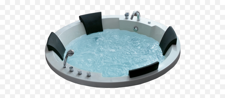 Download Oliver Hydro - Massage Luxury Bathtub Harga Jacuzzi Round Bathing Tub Png,Tub Png