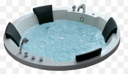 Download Oliver Hydro - Massage Luxury Bathtub Harga Jacuzzi Round Bathing Tub Png,Tub Png