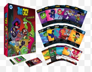 Cryptozoic And Warner Bros - Teen Titans Dbg Board Game Png,Teen Titans Png