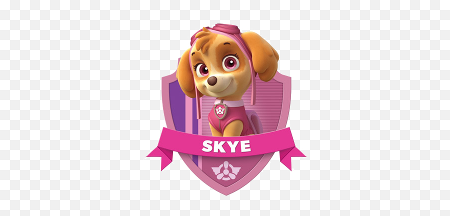 Paw Patrol Skye Free Clipart Badge - Skye Paw Patrol Png,Skye Paw Patrol Png