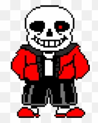 Pixel Art De Sans Transparent Png - Sans Undertale Png,Sans Png