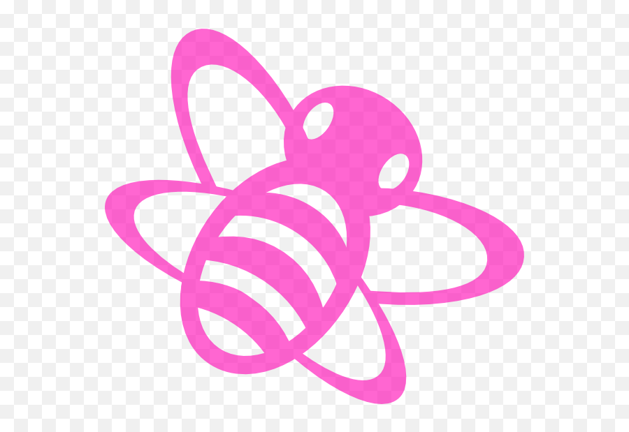 Pink Clipart Bumble Bee Transparent Free - Bumble Bee Clip Art Png,Bumble Png