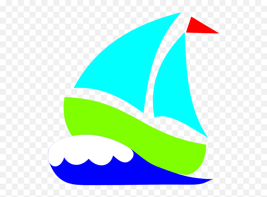 Green Sailboat Free Download Png - Cheap Sailboat Cartoon,Sailboat Png