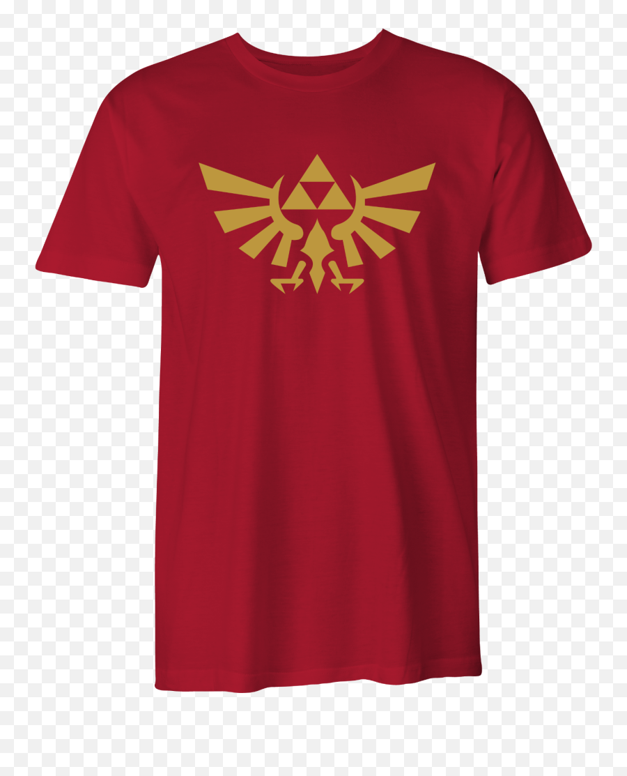 Legend Of Zelda Crest Logo Triforce Video Game Retro Gamer T - Shirt Sizes S 5xl Legend Of Zelda Png,Legend Of Zelda Logo Png