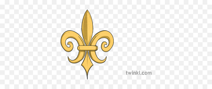 Gold Fleur De Lis New Orleans Golden Symbol Flower Logo - Emblem Png,Yellow Flower Logo