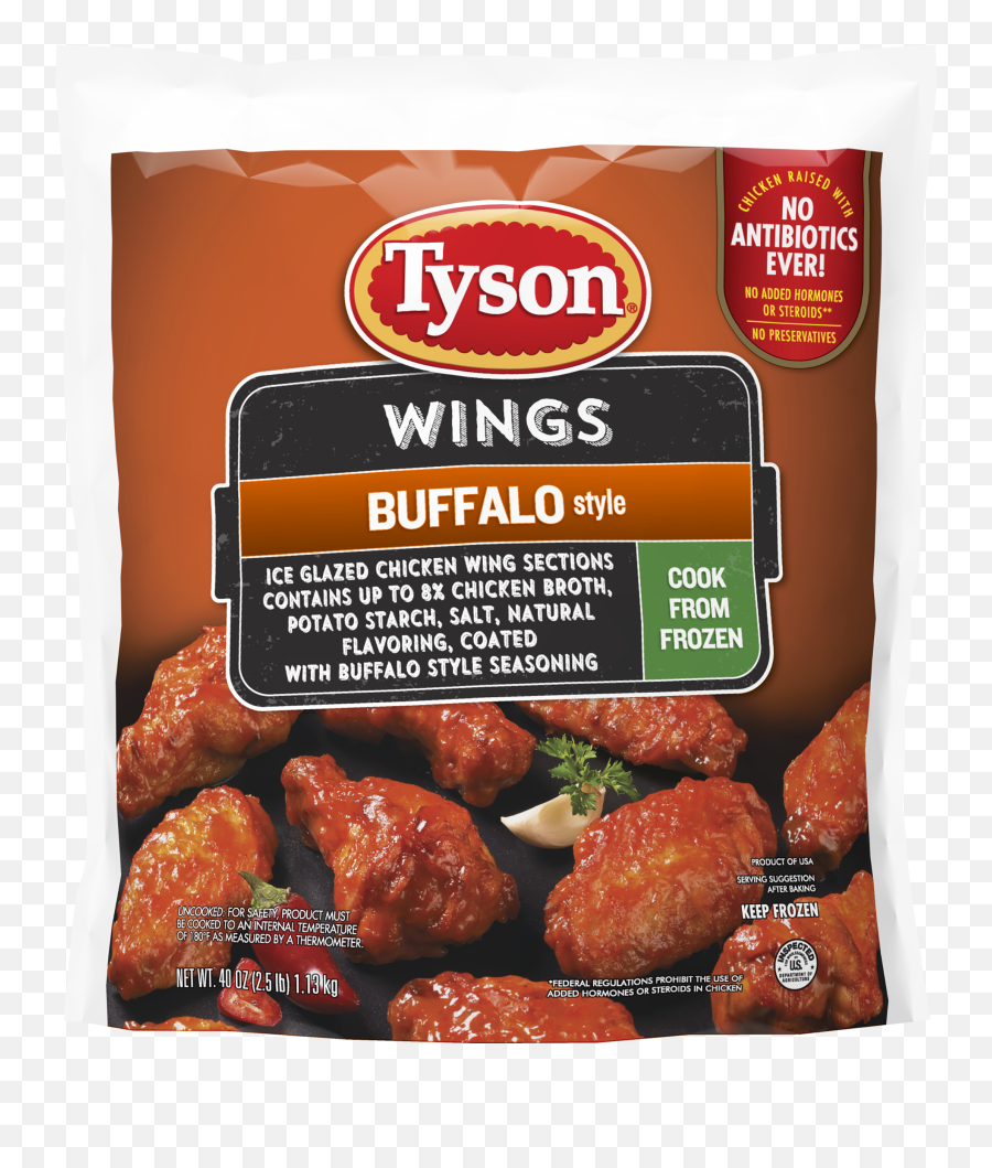Tyson Uncooked Buffalo Style Chicken Wings 25 Lb Frozen - Walmartcom Png,Chicken Wings Png