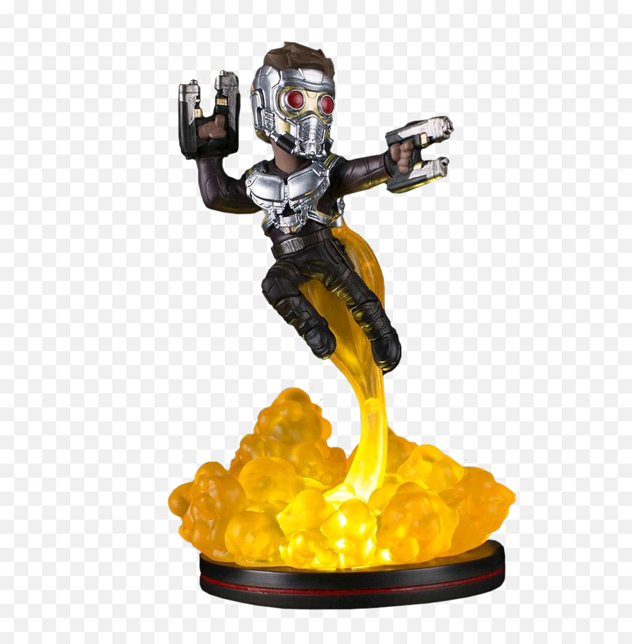 Guardians Of The Galaxy - Star Lord Lightup Qfig 6u201d Vinyl Star Lord Lampara Png,Star Lord Png