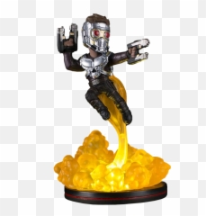 Guardians Of The Galaxy - Star Lord LightUp QFig 6u201d Vinyl Lampara png