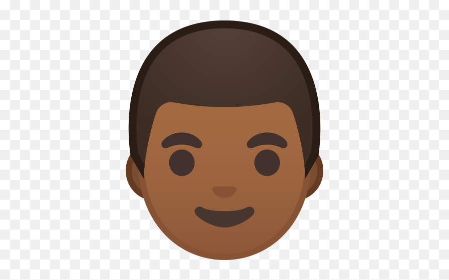 Man Medium Dark Skin Tone Icon Noto Emoji People Faces - Cartoon Dark Skin Men Png,Man Face Png