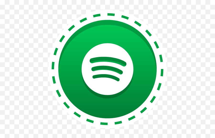 Spotify Icon - Download Free Icon Hq Hand Stitched Social Logo Goodreads Houzz Last Fm Png,Spotify Icon Transparent