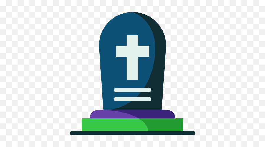 Tombstone - Free Halloween Icons Cross Png,Gravestone Png