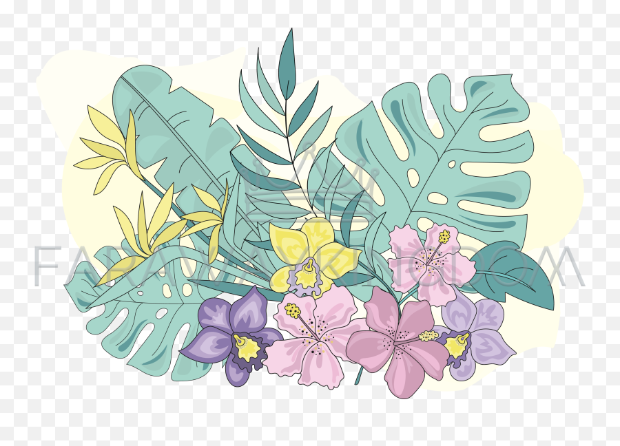 Download Sea Flowers Clipart Hd Png - Uokplrs Flores Para Scrapbook Para Bebe,Flowers Clip Art Png
