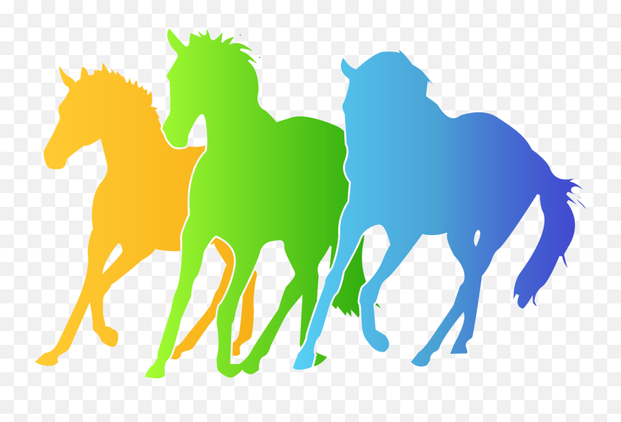 Equestrian Lifestyle Solutions - Vector Horses Clipart Blue Horses Png,Horse Transparent