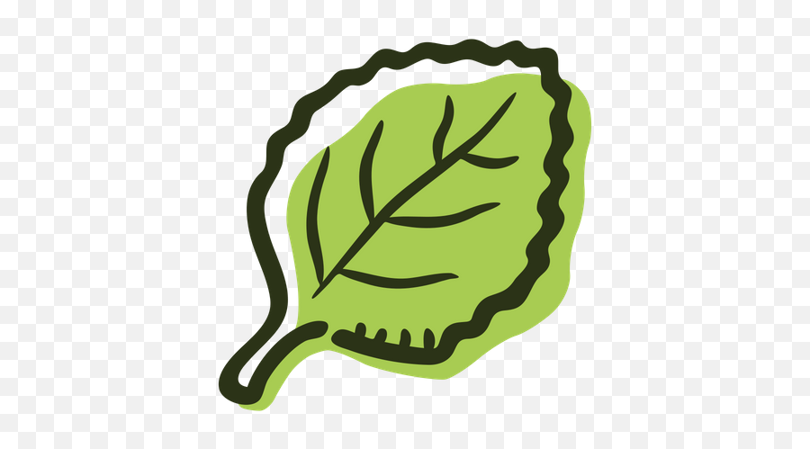 Oregano Leaf Icon Of Colored Outline - Mint Leaf Icon Png,Oregano Png