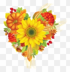 Fall Flowers Clipart - Free Clip Art Fall Flowers Png,Fall Flowers Png
