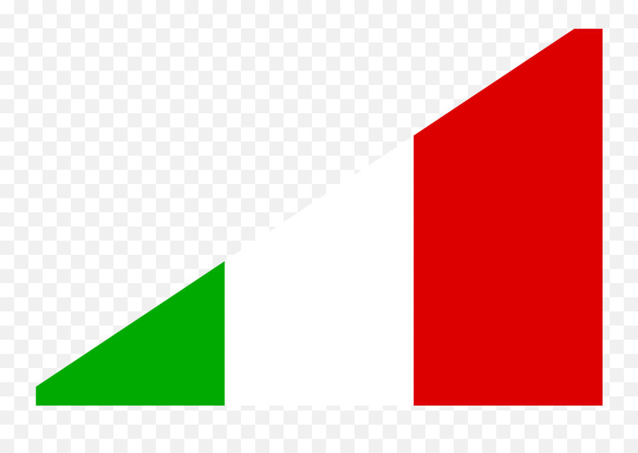 Diagonal Flag Italy Br - Flag Png,Italian Flag Png