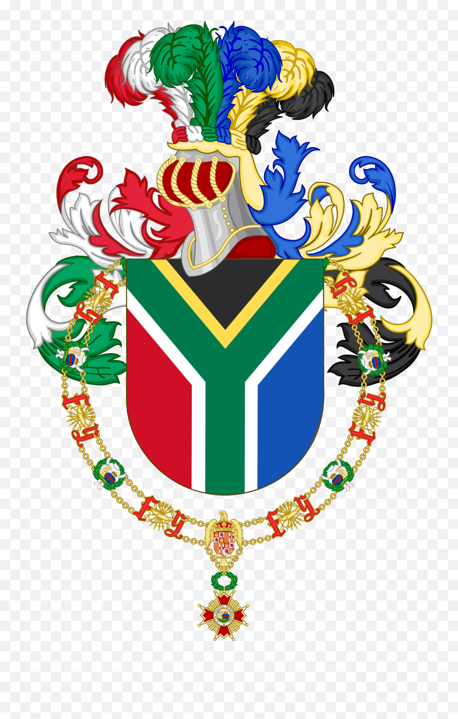 Coat Of Arms Nelson Mandela - Order Of Isabella The Catholic Coat Of Arms Png,Nelson Mandela Png