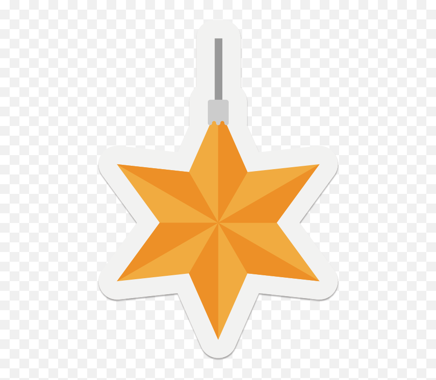 Christmas Star Sticker Png Download - Free Beaded Snowflake Patterns,Christmas Star Png