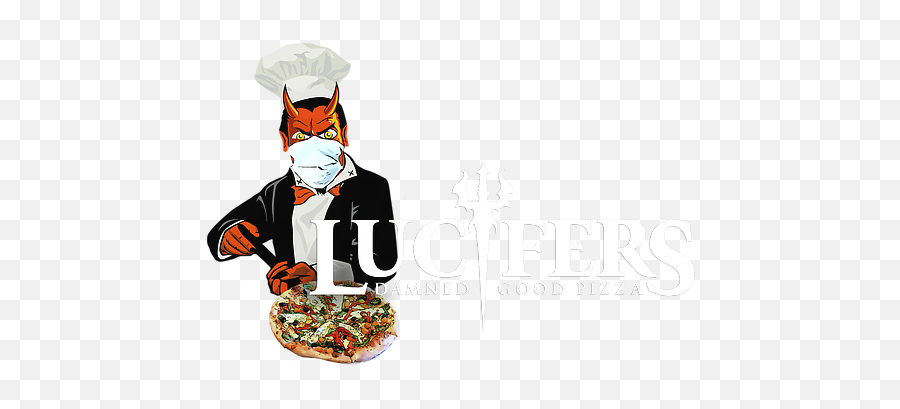 Lucifers Pizza - Illustration Png,Cartoon Pizza Logo