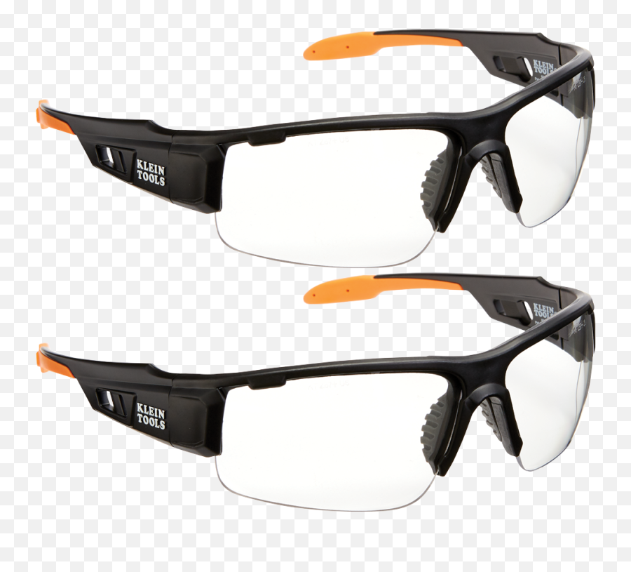 Pro Safety Glasses Wide Lens 2 - Pack 60172 Klein Tools Klein Tools Safety Glasses Png,Sunglasses Transparent Background