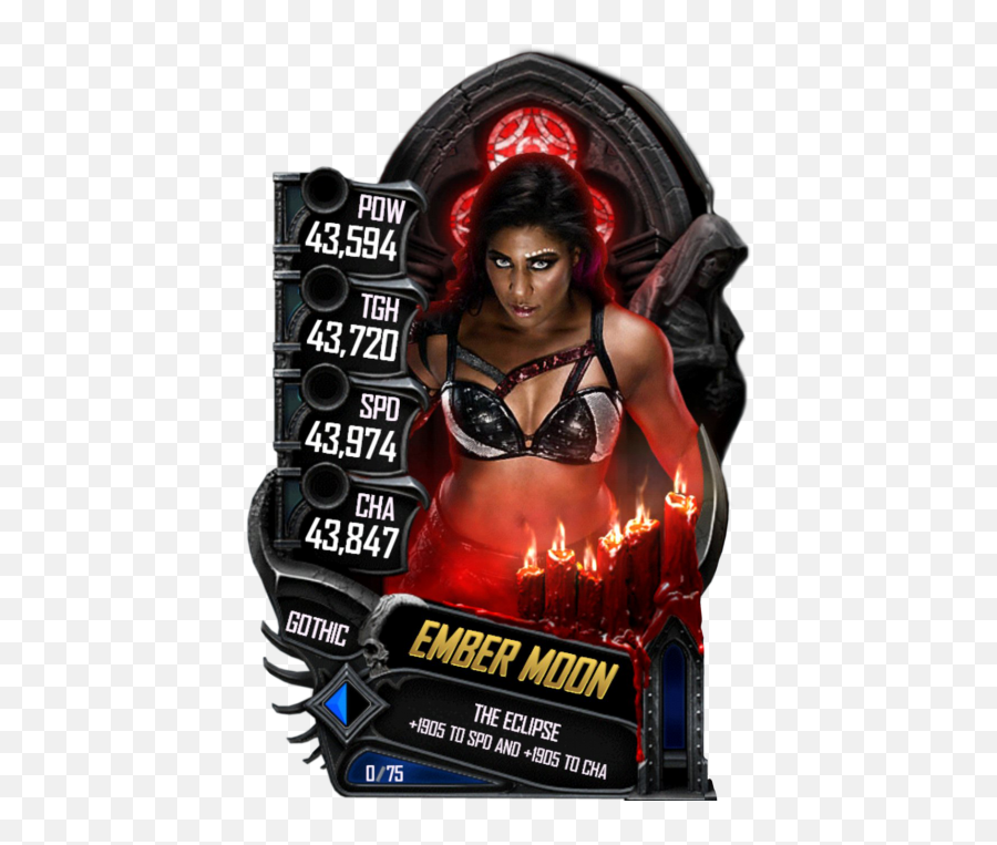 Ember Moon - Wwe Supercard Gothic Seth Png,Ember Moon Png