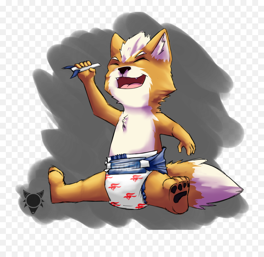 Star Fox Furry Transparent Png - Paw Patrol Chase In Diapers,Fox Mccloud Png