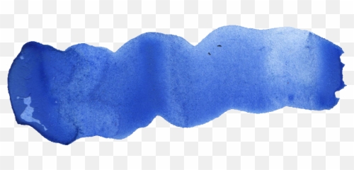 Download Hd 52 Blue Watercolor Brush - Heart png
