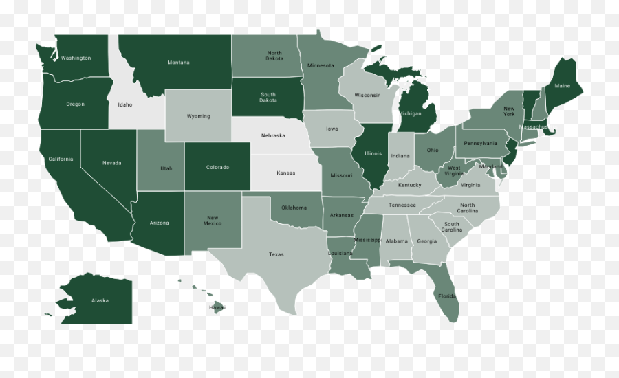 Us Cannabis Legalizing Status Map - Interactive And Actual Projection Electoral College 2020 Png,California Map Png