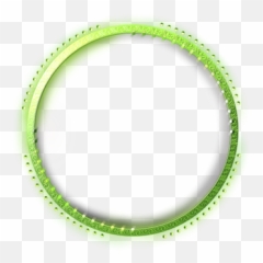 Frame - roundgreen PicMix Green Frame Circle Transparent png