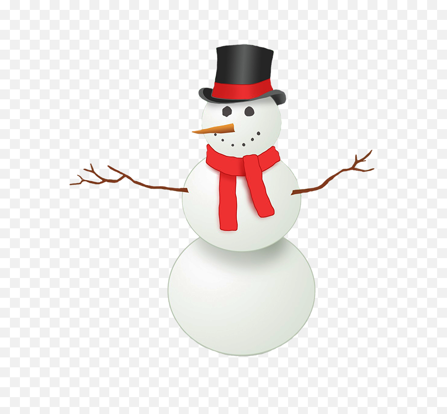 Download Snowman Clipart Png Library - Snowman With Scarf Clipart,Snowman Clipart Transparent Background