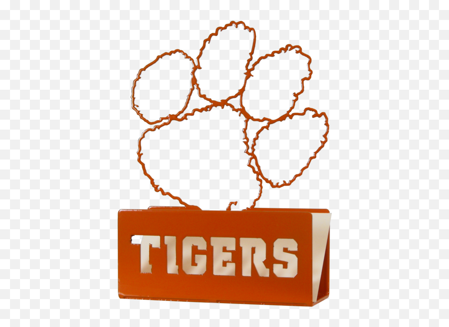 Download Clemson University Metal Paw - Clemson Go Tigers Logo Png,Clemson Png