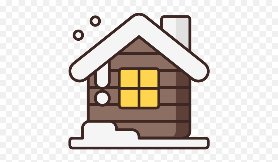 House Snow Winter Wooden Icon - Joyful Christmas Png,House Icon Transparent