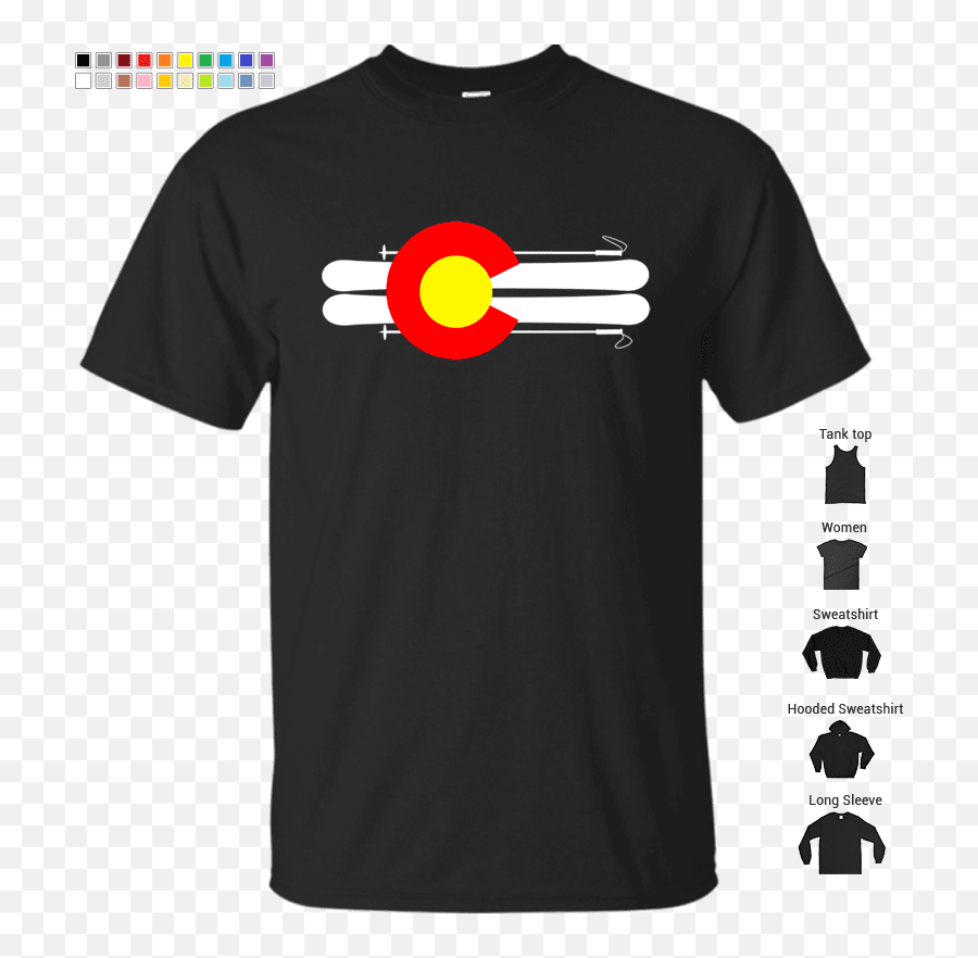 Colorado Flag Skis T - Shirt U2013 Store Tshirt Depeche Mode Boys Don T Cry Png,Colorado Flag Png