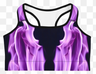 Purple Flame Png - Sleeveless,Purple Flame Png
