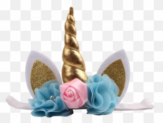 Download Hd Gold Unicorn Headband - Unicorn Headband Png,Gold Unicorn Png