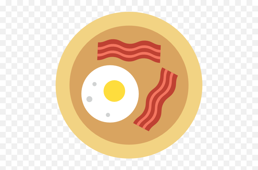 Food Bacon Egg Fried Dish Icon - Bloomfield Science Museum Png,Bacon Icon