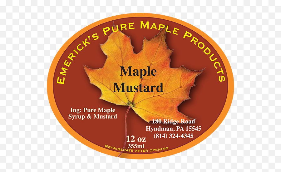 Pennsylvania Maple Syrup Label Gallery Labels - Language Png,Red Maple Leaf Icon