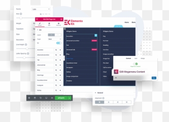Mega Menu With Elementor And Elementskit - png